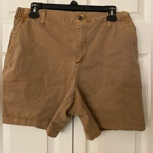 Women's Old Navy Tan Brown Everyday Shorts Med.